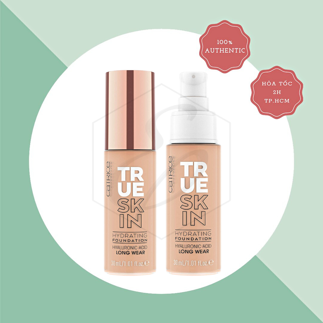 Kem Nền Catrice True Skin Hydrating Foundation Hyaluronic Acid Long Wear